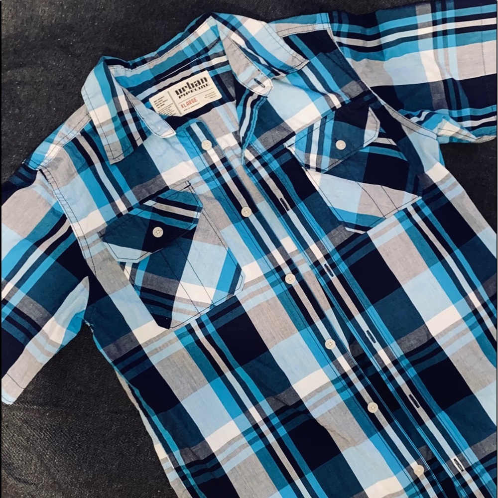 UrbanPipeline Boys XL ButtonUp Short Sleeve Shirt